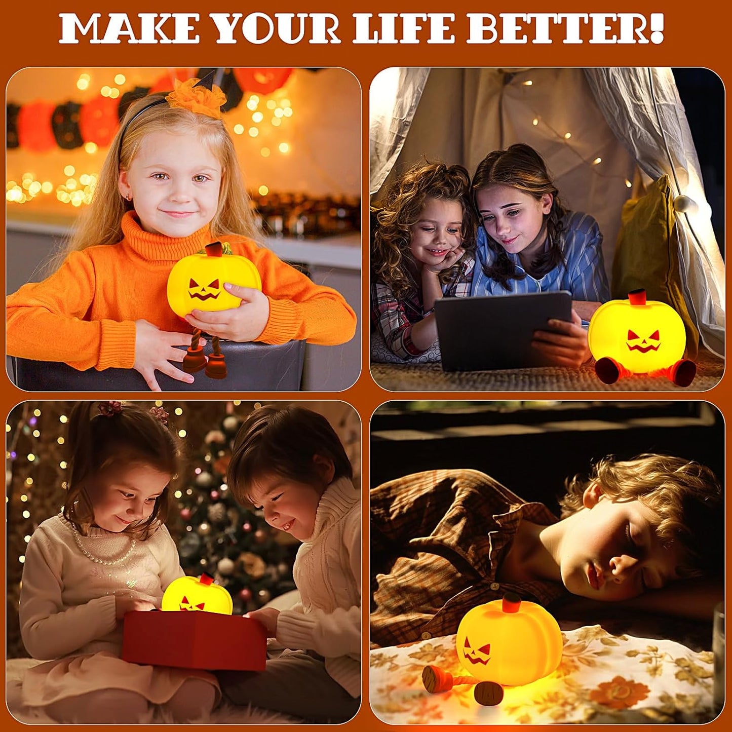 š„š„2025 Hot Saleš„Mischievous Grinning Pumpkin Night Light