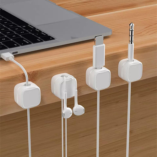 50% OFF 🔥 Messy desk? 🚫Revolutionary Magnetic Cable Clips - Effortless Under Desk Cord Organizer for Tangle-Free Living!