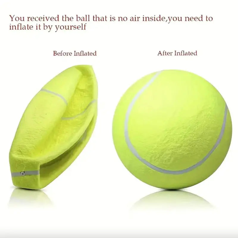 Pawzioo™Tennis Ball Design Dog Toy, Pet Interactive Tennis Ball Toy, Pet Training Ball Toy, Outside Pet Interactive Ball Toy for Dogs & Cats, Outdoor Toy