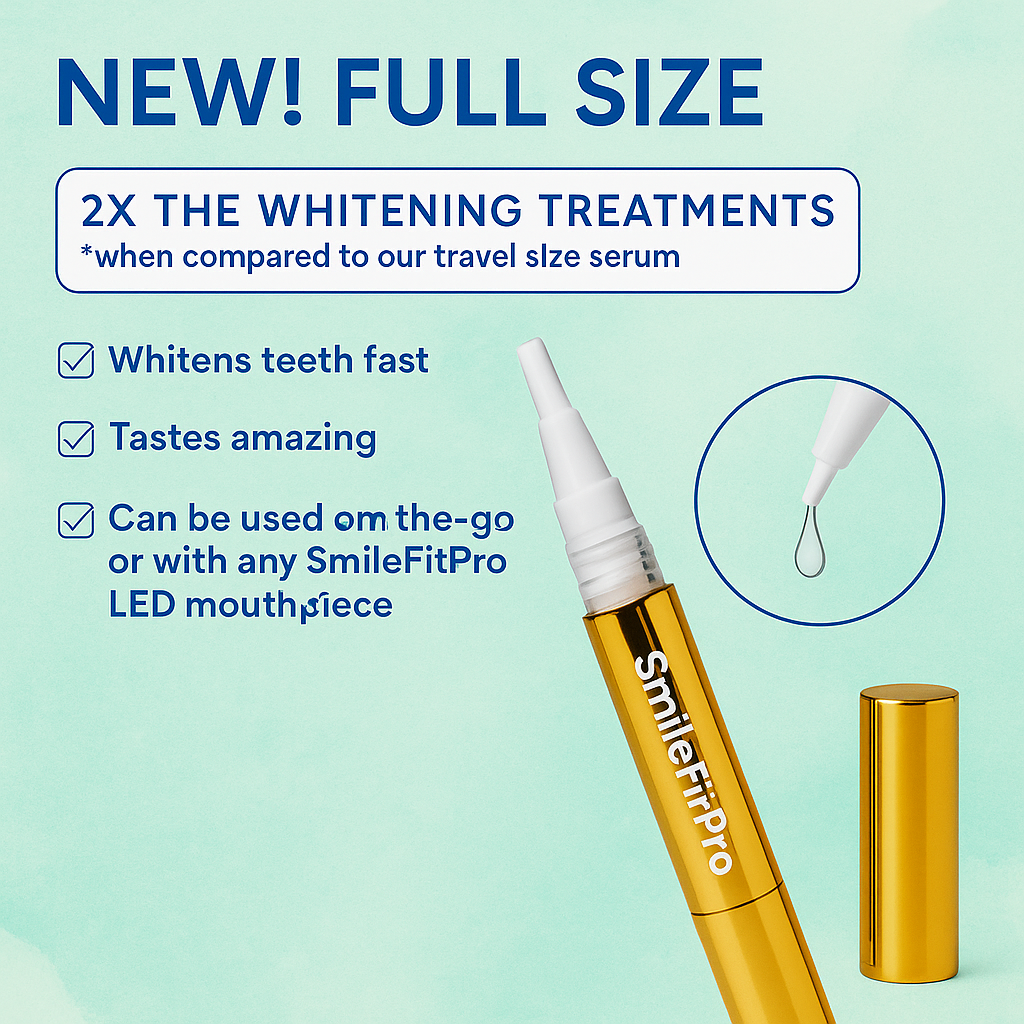 SmileFitPro™Dual-Action Whitening Serum - Extra-Strength Teeth Whitening Serum Pen