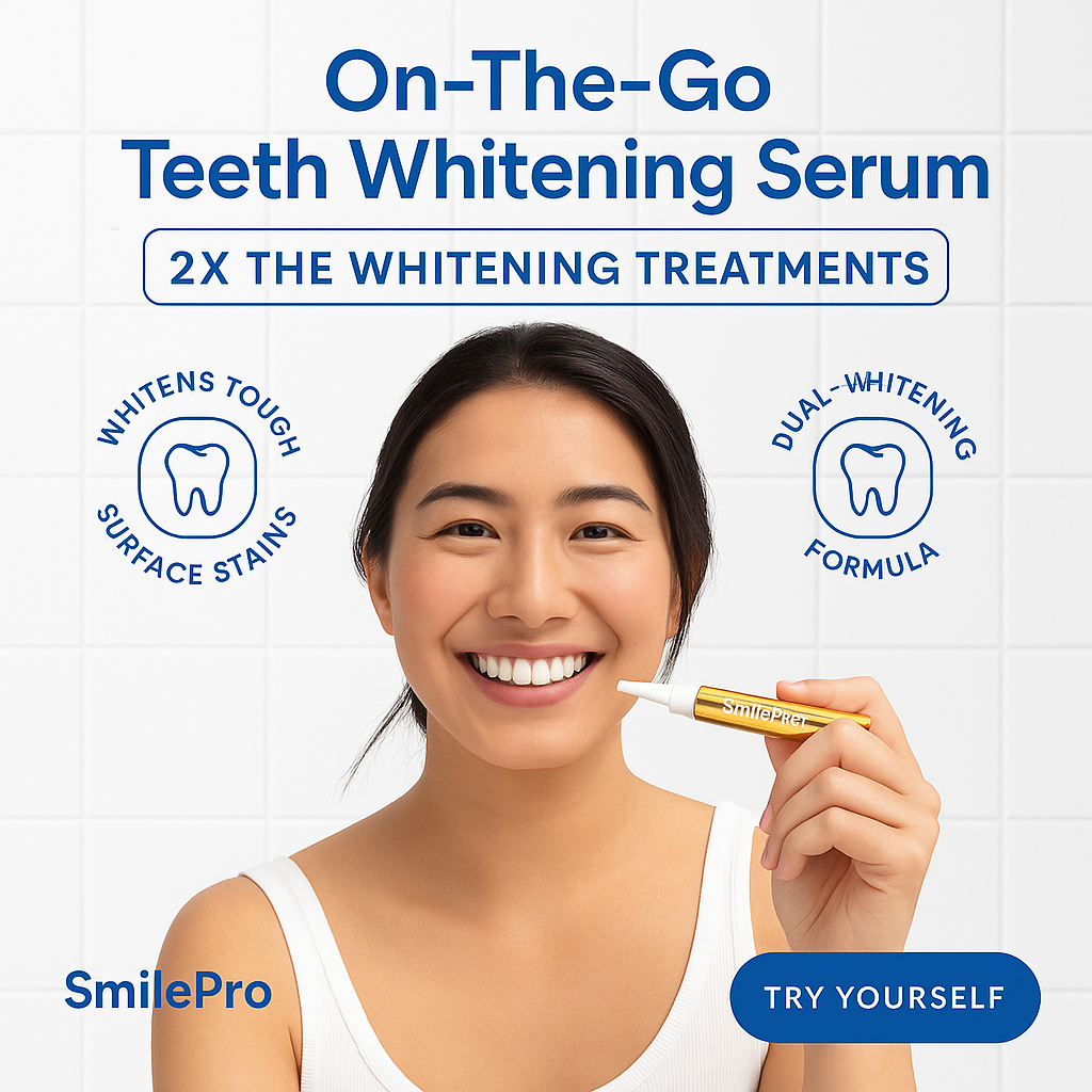 SmileFitPro™Dual-Action Whitening Serum - Extra-Strength Teeth Whitening Serum Pen
