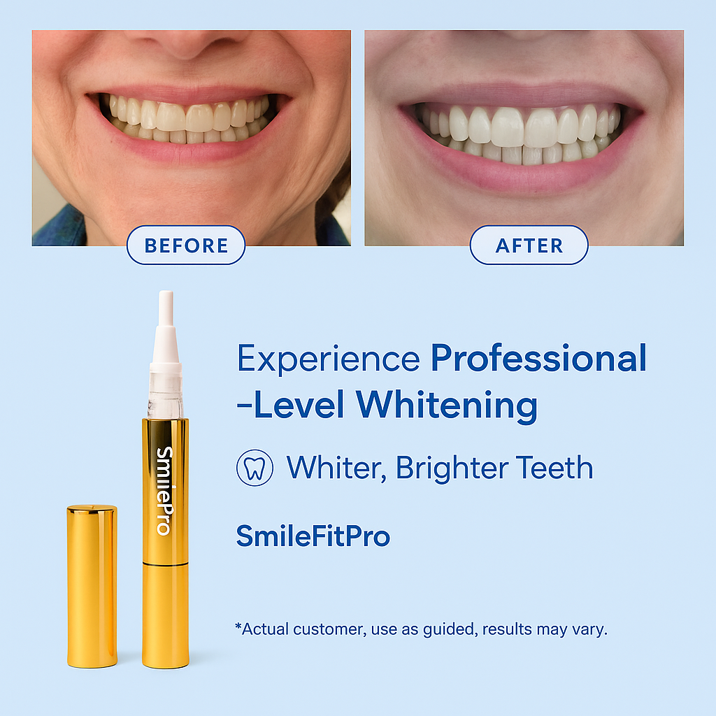 SmileFitPro™Dual-Action Whitening Serum - Extra-Strength Teeth Whitening Serum Pen