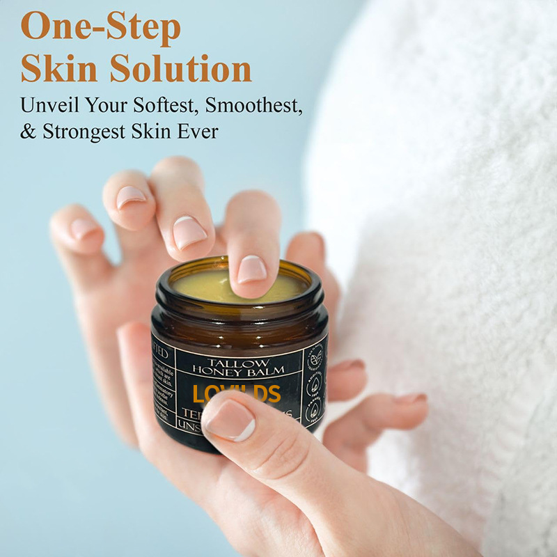 đLOVILDSâą Orange Flavoured Organic Tallow Moisturising Honey Balm