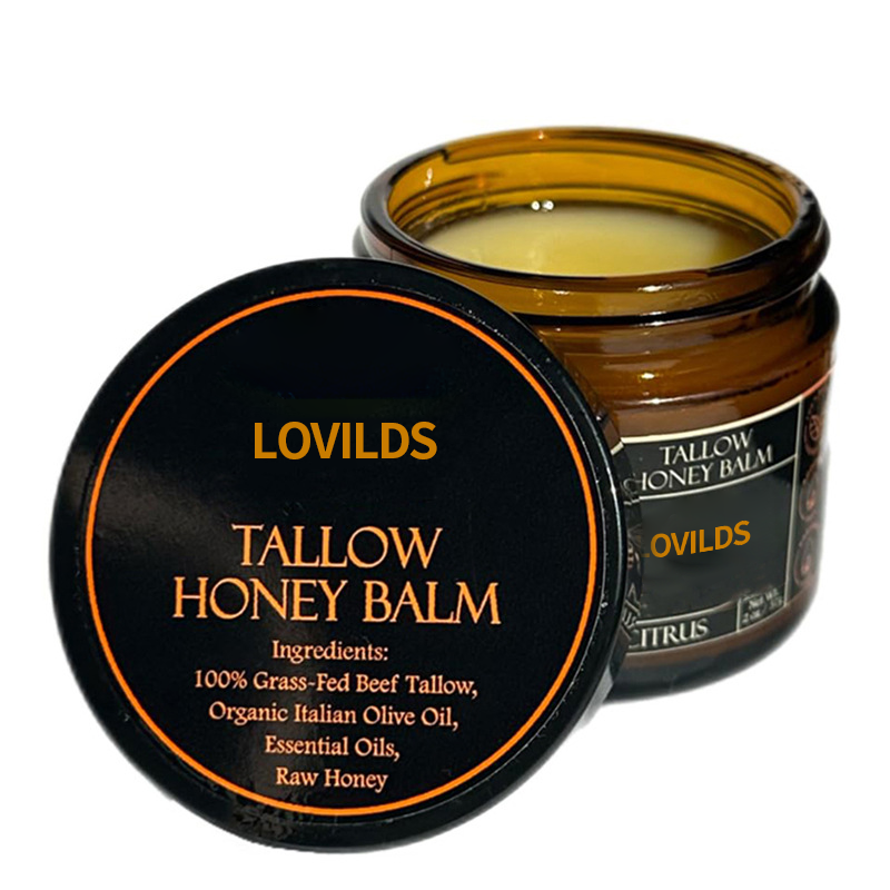đLOVILDSâą Orange Flavoured Organic Tallow Moisturising Honey Balm