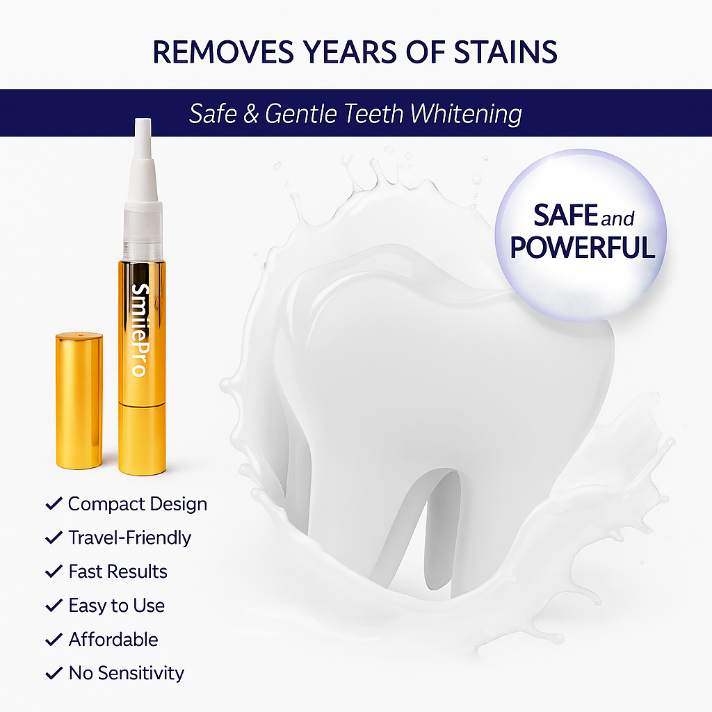 SmileFitPro™Dual-Action Whitening Serum - Extra-Strength Teeth Whitening Serum Pen