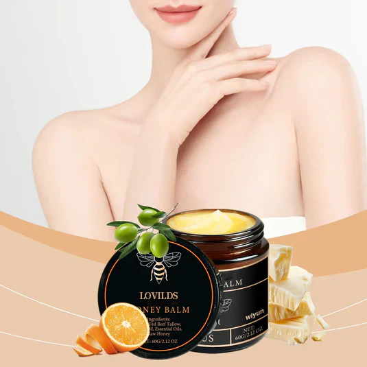 💓LOVILDS™ Orange Flavoured Organic Tallow Moisturising Honey Balm