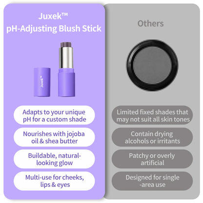 Juxek™ pH-Adjusting Blush Stick for Cheeks, Lips, and Lids