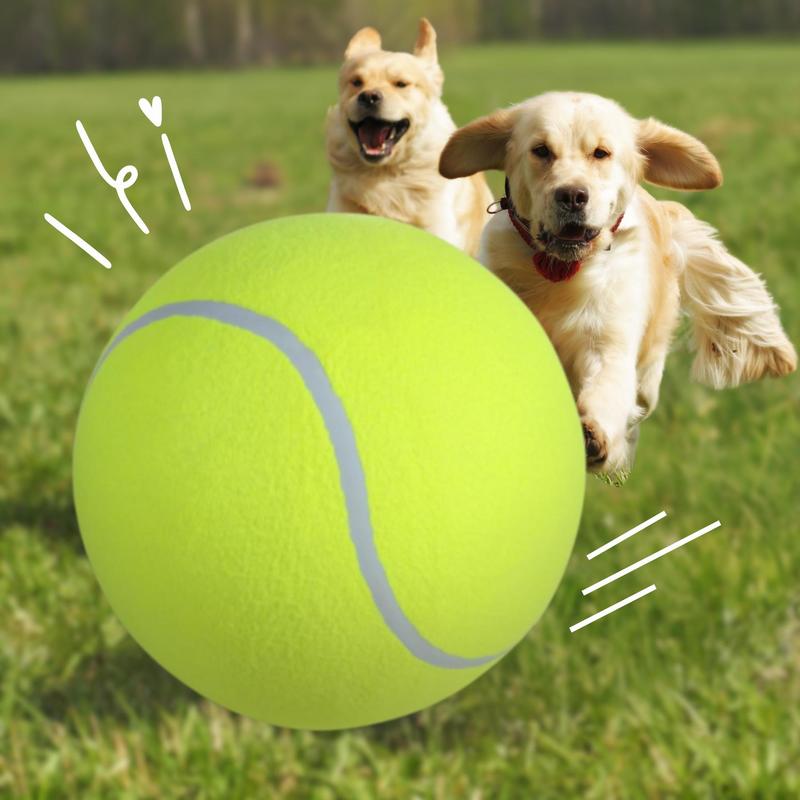 Pawzioo™Tennis Ball Design Dog Toy, Pet Interactive Tennis Ball Toy, Pet Training Ball Toy, Outside Pet Interactive Ball Toy for Dogs & Cats, Outdoor Toy