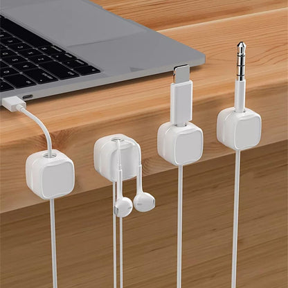 50% OFF 🔥 Messy desk? 🚫Revolutionary Magnetic Cable Clips - Effortless Under Desk Cord Organizer for Tangle-Free Living!