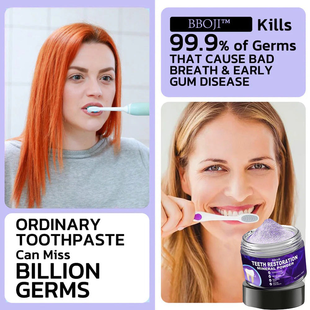BBOJI™ Teeth Restoration Mineral Powder🦷(𝐋𝐢𝐦𝐢𝐭𝐞𝐝 𝐭𝐢𝐦𝐞 𝐝𝐢𝐬𝐜𝐨𝐮𝐧𝐭 𝐋𝐚𝐬𝐭 𝟑𝟎 𝐦𝐢𝐧𝐮𝐭𝐞𝐬⏰)