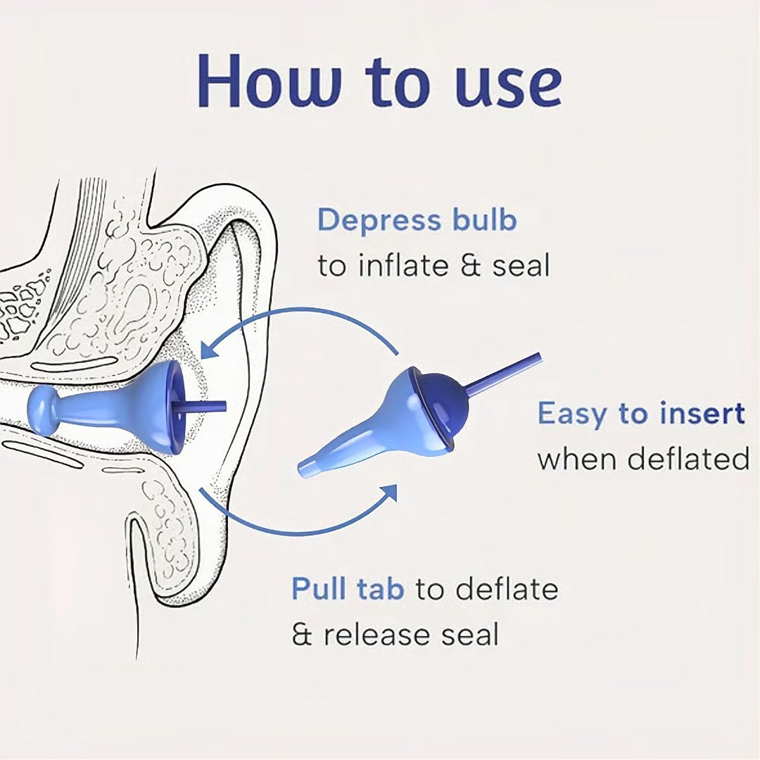 💥2025 NEW DESIGN-👂The World's First Fluid Inflatable Earplug