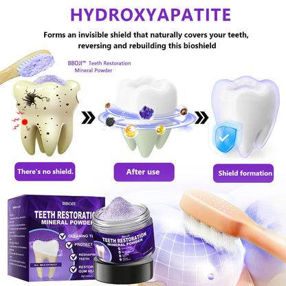 BBOJI™ Teeth Restoration Mineral Powder🦷(𝐋𝐢𝐦𝐢𝐭𝐞𝐝 𝐭𝐢𝐦𝐞 𝐝𝐢𝐬𝐜𝐨𝐮𝐧𝐭 𝐋𝐚𝐬𝐭 𝟑𝟎 𝐦𝐢𝐧𝐮𝐭𝐞𝐬⏰)