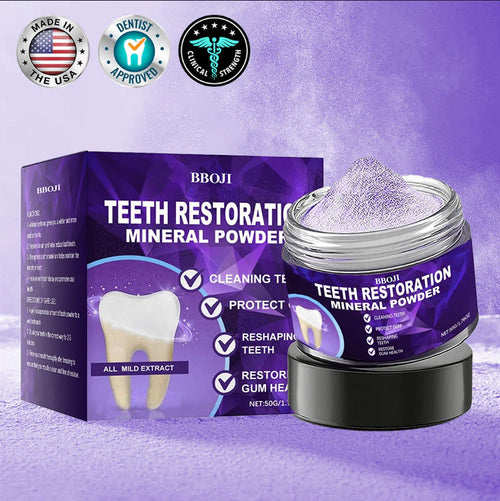 BBOJI™ Teeth Restoration Mineral Powder🦷(𝐋𝐢𝐦𝐢𝐭𝐞𝐝 𝐭𝐢𝐦𝐞 𝐝𝐢𝐬𝐜𝐨𝐮𝐧𝐭 𝐋𝐚𝐬𝐭 𝟑𝟎 𝐦𝐢𝐧𝐮𝐭𝐞𝐬⏰)